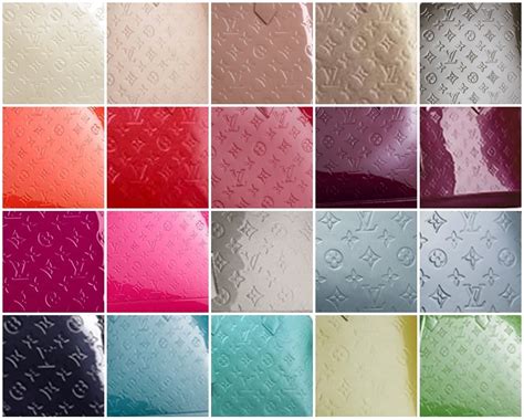 louis vuitton vernis leather colors|Louis Vuitton Vernis Bag Colors Reference Guide.